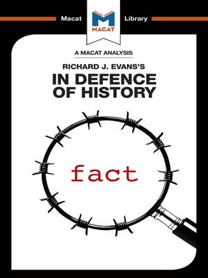 cover image of A Macat Analysis of In Defence of History